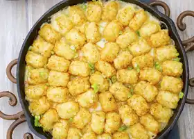 Lightened Up Tater Tot Casserole (Gluten Free) recipe