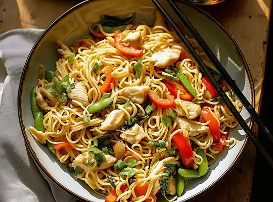 Quick Chicken Lo Mein Recipe