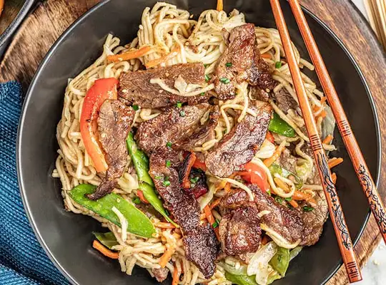 Stashcook | Savory Beef Lo Mein