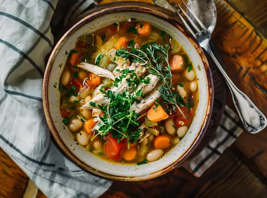 Stashcook | Chicken and White Bean Soup with Vegetables and Herbs