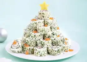 Sushi Christmas tree recipe recipe