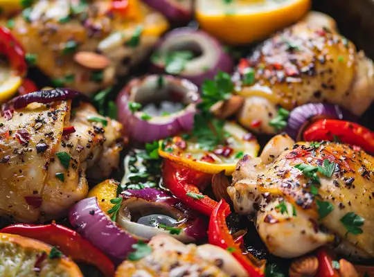 Stashcook | Honey Lemon Chicken Traybake