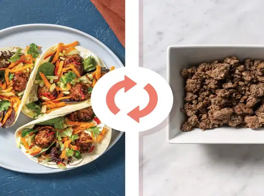Stashcook | Vietnamese-Style Beef Meatball Tacos with Celery, Carrot & Lemon Mayo