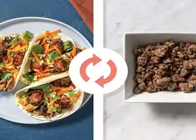 Vietnamese-Style Beef Meatball Tacos with Celery, Carrot & Lemon Mayo recipe