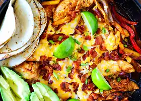 Loaded Chicken Fajitas recipe