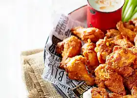 Baked buffalo chicken wings recipe