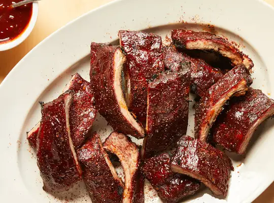 Stashcook | Spice-Rubbed Baby Back Ribs With Chipotle-Bourbon BBQ Sauce
