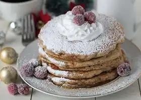 Easy Vegan Eggnog Pancakes recipe