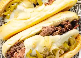 Slow Cooker Philly Cheesesteak Sandwiches recipe