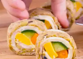 Sandwich Sushi Roll Lunch for Kids recipe