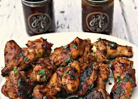 BBQ Ranch Grilled Chicken Wings recipe