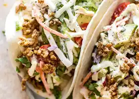 Ground Pork Tacos with Apple Slaw recipe