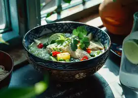 Thai Green Curry with Chicken and Vegetables recipe