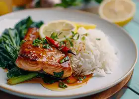 Lemon Ginger Soy Salmon recipe