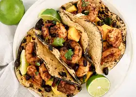 Shrimp Tacos with Mango Salsa recipe