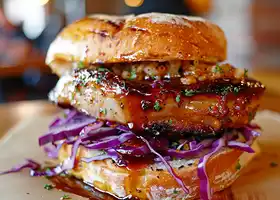 Honey-Apple Glazed Pork Sandwich recipe