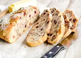 No Knead Trail Mix Bread recipe