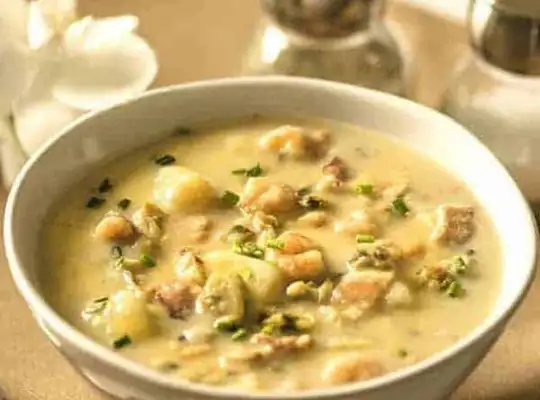 Stashcook | Instant Pot Clam Chowder with Shrimp