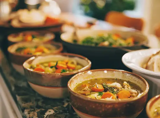 Stashcook | Herb-Infused Chicken and Roasted Vegetable Soup