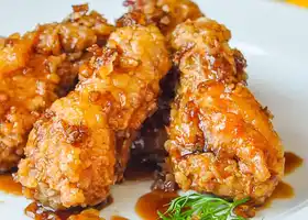 Crispy Honey Garlic Chicken Wings recipe