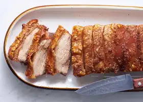 Oven-Roasted Crispy Pork Belly recipe