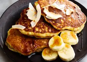 Coconut-Banana Pancakes recipe