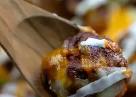 Enchilada Meatball Casserole recipe