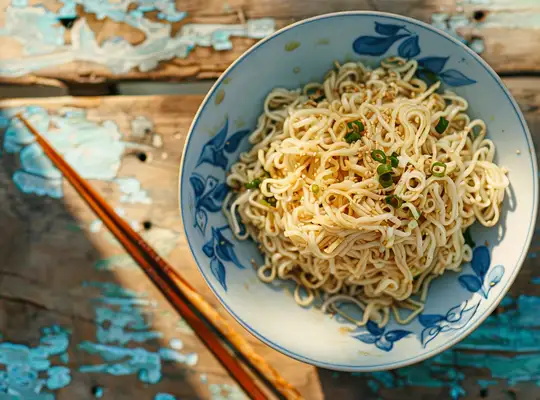 Garlic Sesame Stir-Fried Noodles
