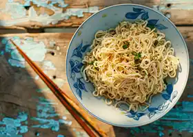 Garlic Sesame Stir-Fried Noodles recipe