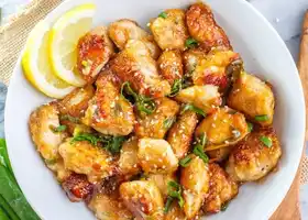 Healthy Chinese Lemon Chicken recipe