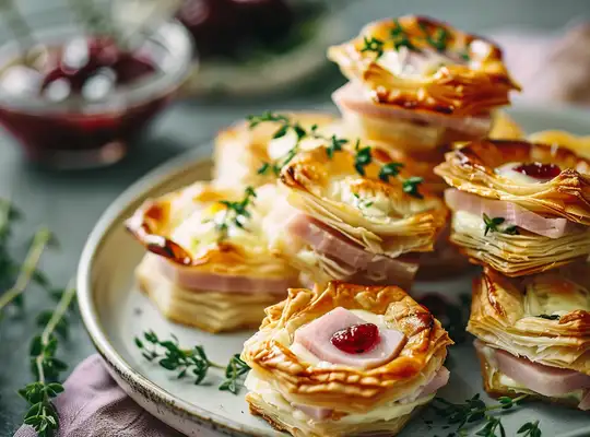 Stashcook | Cheese and Ham Pastry Bites