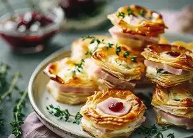 Cheese and Ham Pastry Bites recipe