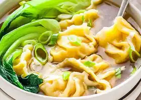 Wonton Soup with Homemade Dumplings recipe