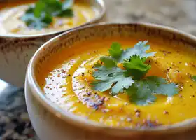 Curried Butternut Squash Soup with Chicken recipe