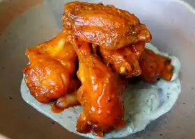 Super Easy No Fry Buffalo Wings And Blue Cheese Dressing Recipe by Tasty recipe