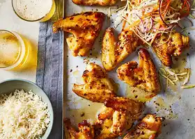 Sticky lime & honey wings recipe