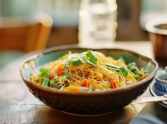 Quick Singapore Noodles Recipe