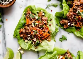 Chinese Pork Lettuce Wraps recipe