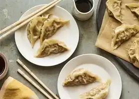 Steamed Pork & Scallion Dumplings recipe