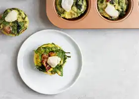 Savory Keto Breakfast Muffins recipe