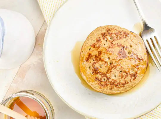 Stashcook | Banana Flax Pancakes