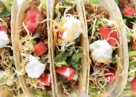 Easy Beef Tacos With Guacamole, Sour Cream And Pico De Gallo Recipe by Tasty recipe