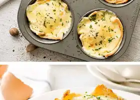 Muffin Tin Breakfast Croque Madame Toastie Cups recipe