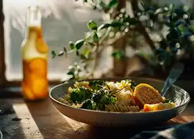 Broccoli, Garlic, and Citrus Fusilli recipe