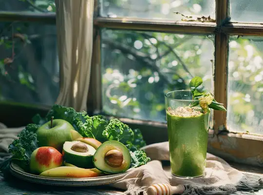 Stashcook | Apple Avocado and Kale Smoothie
