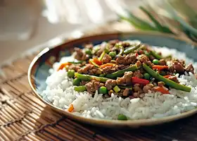 Beef and Vegetable Stir-Fry with Jasmine Rice recipe