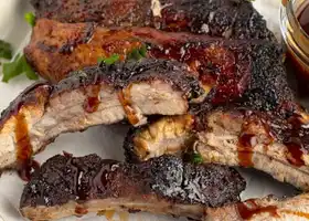 The Easiest BBQ Air Fryer Ribs recipe