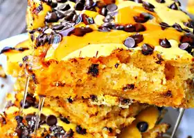 Vegan Pumpkin Chocolate Chip Sheet Pan Pancakes recipe