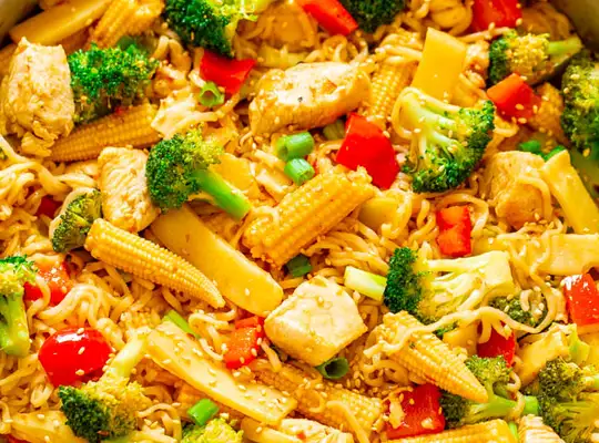 Stashcook | Chicken and Ramen Stir-Fry