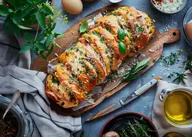 Cheese and Mushroom Stromboli recipe